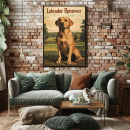 Labrador Retriever Portrait Poster