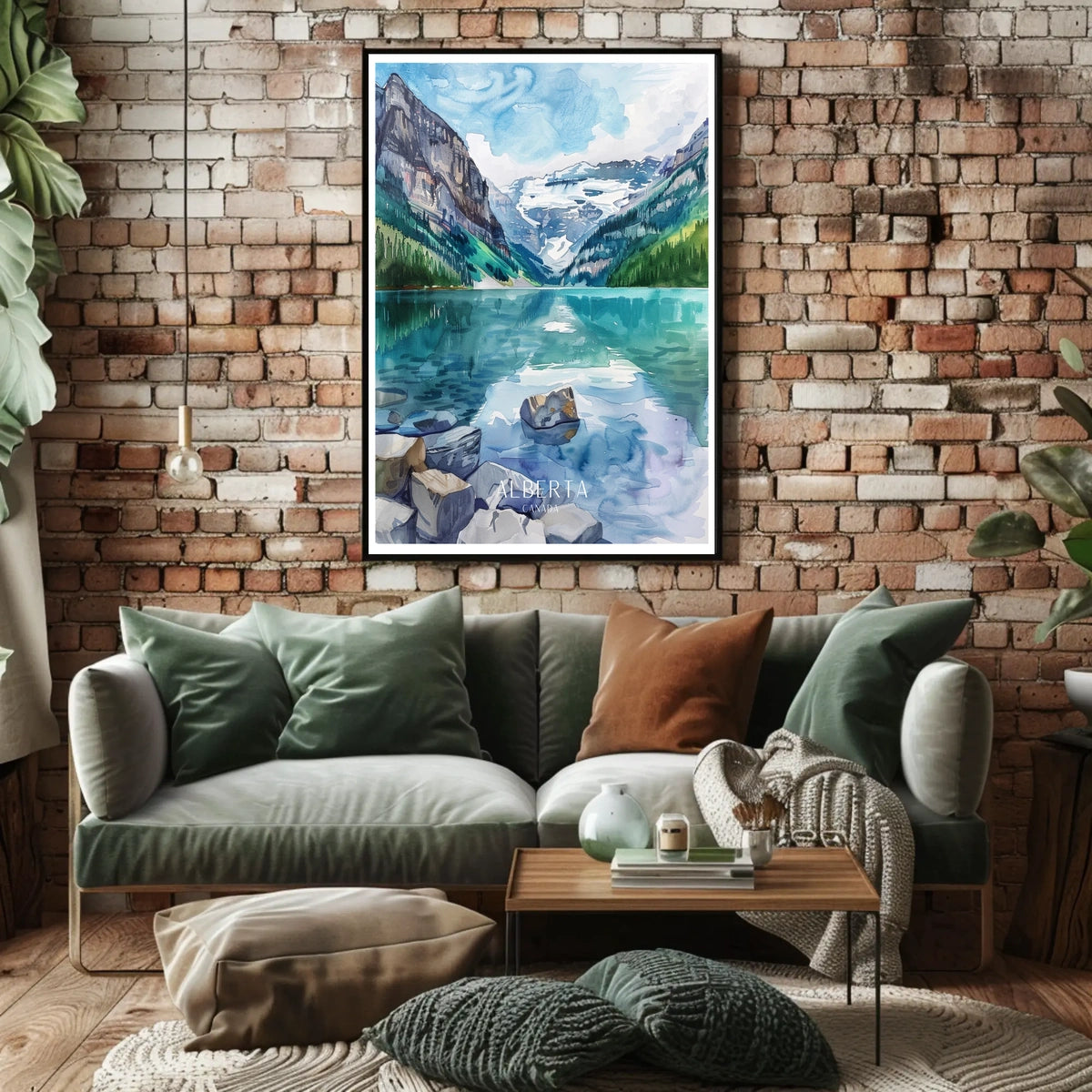 Albertas Majestic Landscape Poster