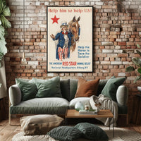 Help the Horse, Save the Soldier Poster PosterGoat