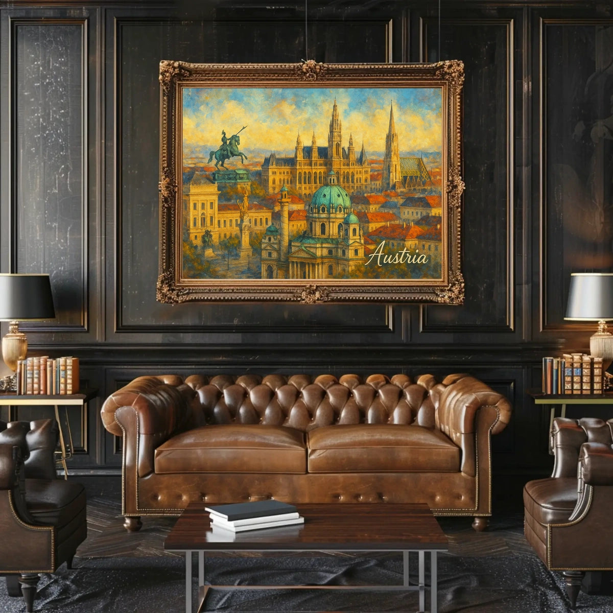 Viennas Architectural Splendor Poster