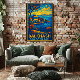 Balkhash, Kazakhstan Poster