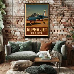 Alpha Jet France Poster