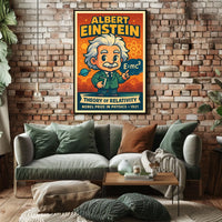 Albert Einstein Theory Of Relativity Poster