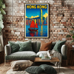 Hong Kong Skyline Poster