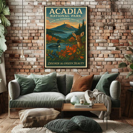 Acadia National Park Nature Serenity National Park Poster