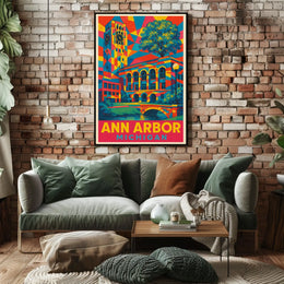 Ann Arbor, Michigan Poster