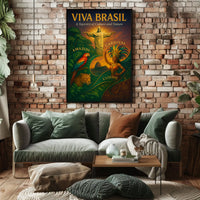 Viva Brasil A Tapestry of Culture and Nature Poster