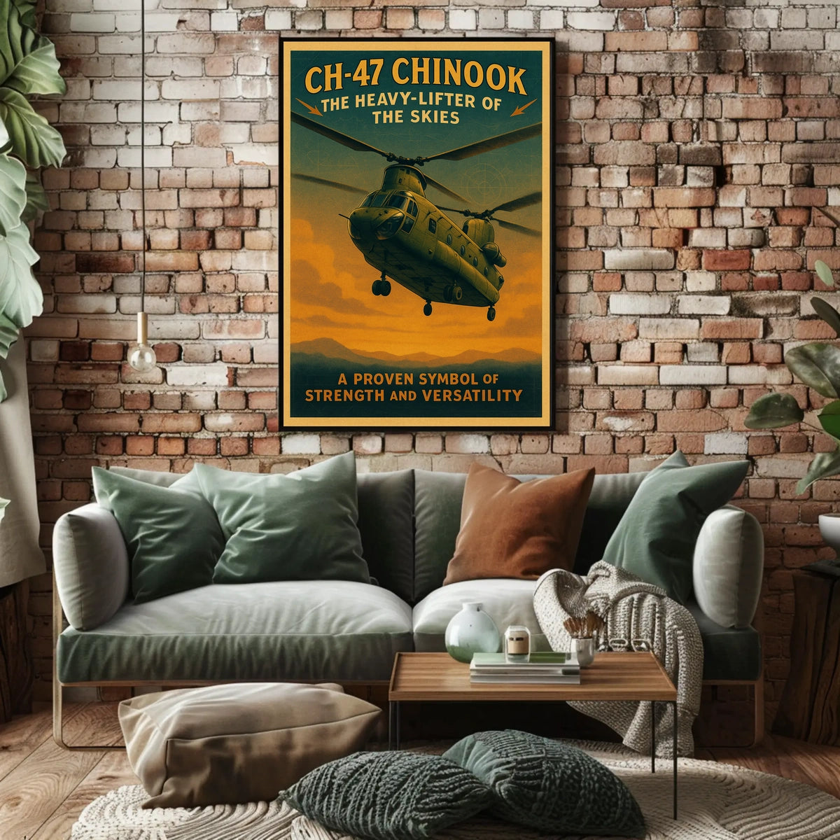 CH-47 Chinook The Heavy-Lifter of the Skies Poster