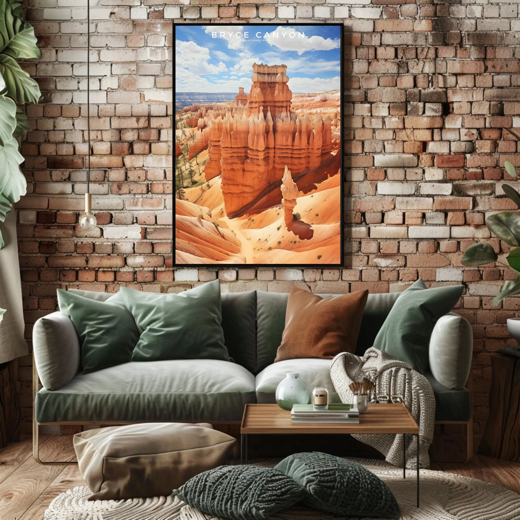 Bryce Canyon Hoodoos Poster Travel Wall Art
