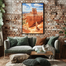 Bryce Canyon Hoodoos Poster Travel Wall Art