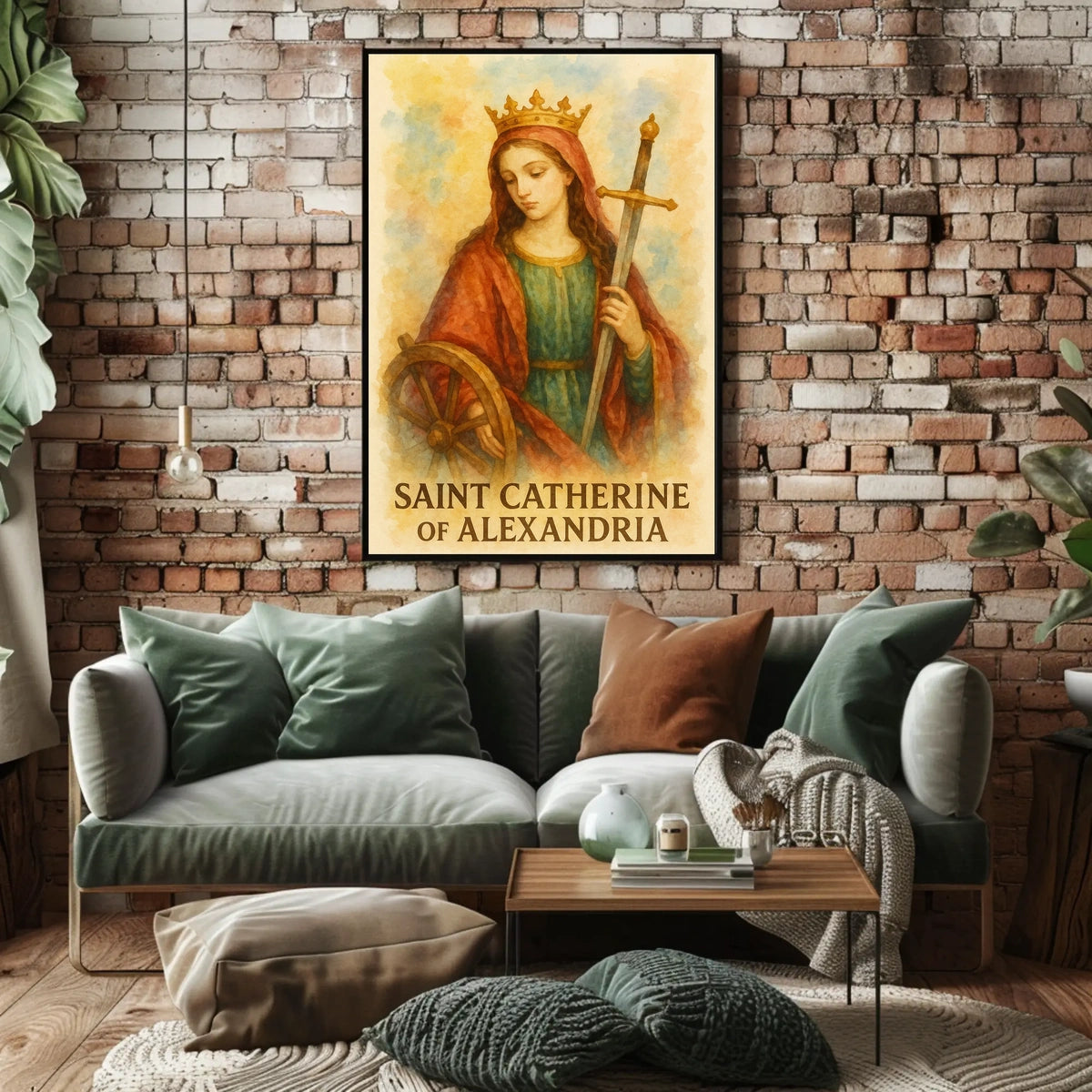 Saint Catherine of Alexandria Poster