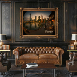 Vietnam at Dusk Poster