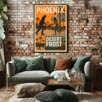 Phoenix Desert Frost Poster