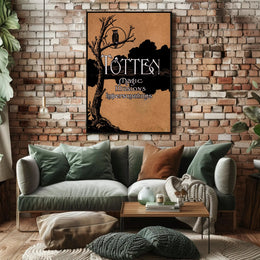 Magic and Mystery Vintage Artistic Illusion Poster
