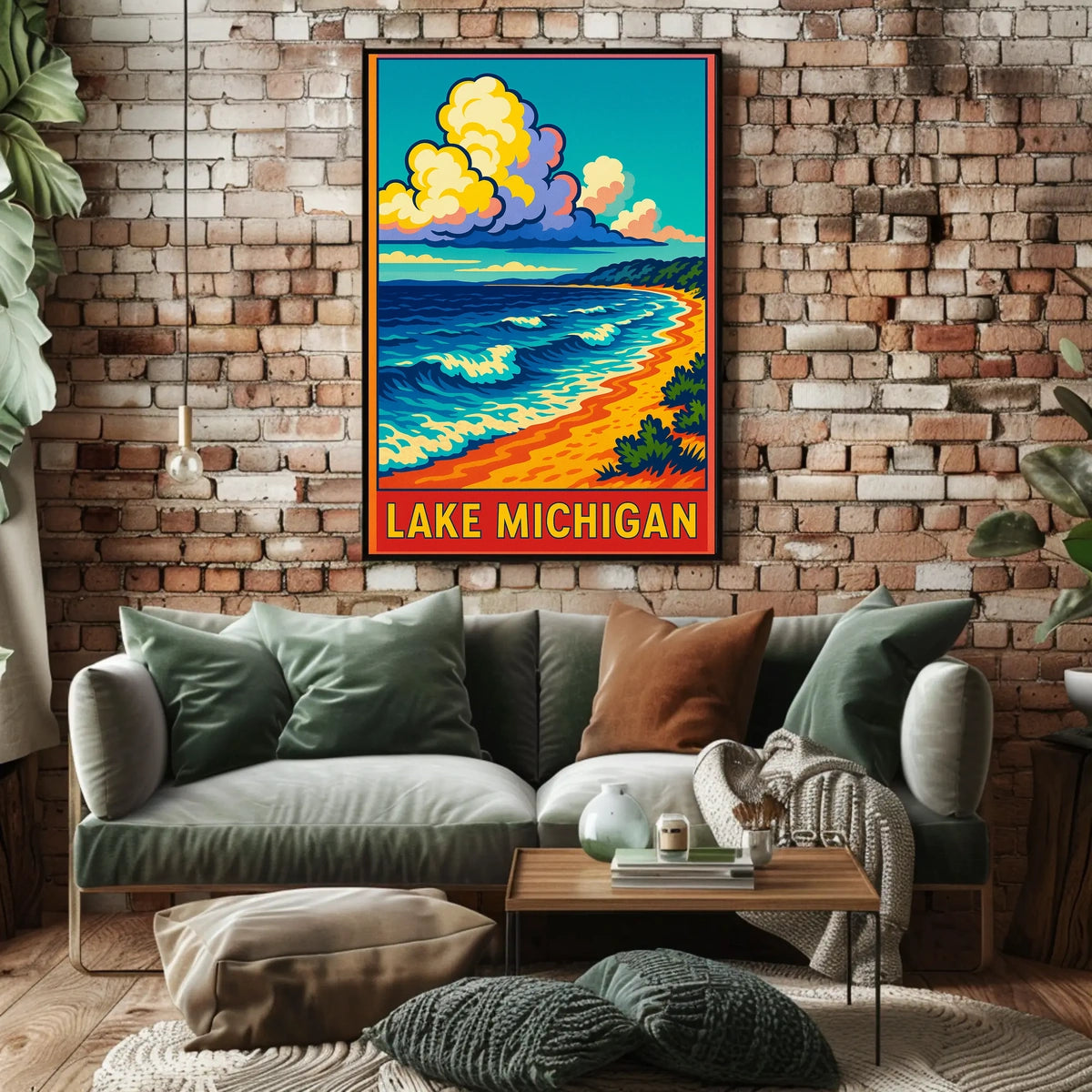 Lake Michigan Scenic Poster