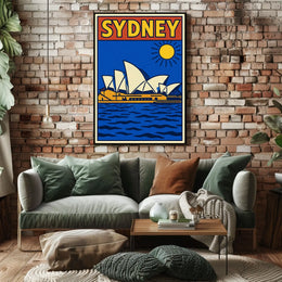 Sydney Pop Art Poster