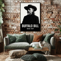 Buffalo Bill Western Icon Cultural or Heritage Poster