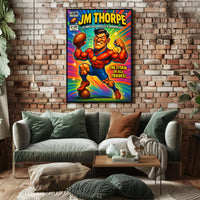 JM Thorpe – Olympic Gold Medalist & Gridiron God Poster
