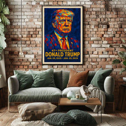 Donald Trump 47th President Poster
