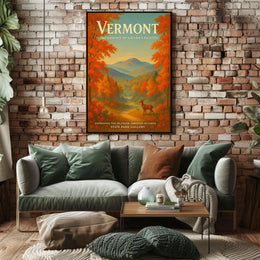 Vermont The Essence of Natures Palette Poster