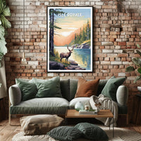 Isle Royale National Park Scenic Poster Print