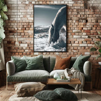 Winter Serenity A Horse In Snow Poster