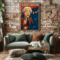 Albert Einstein EMc² Poster