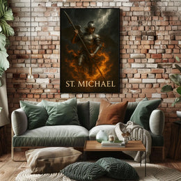 St. Michael Angelic Warrior Poster
