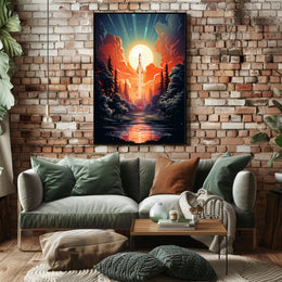 Celestial Launch Poster