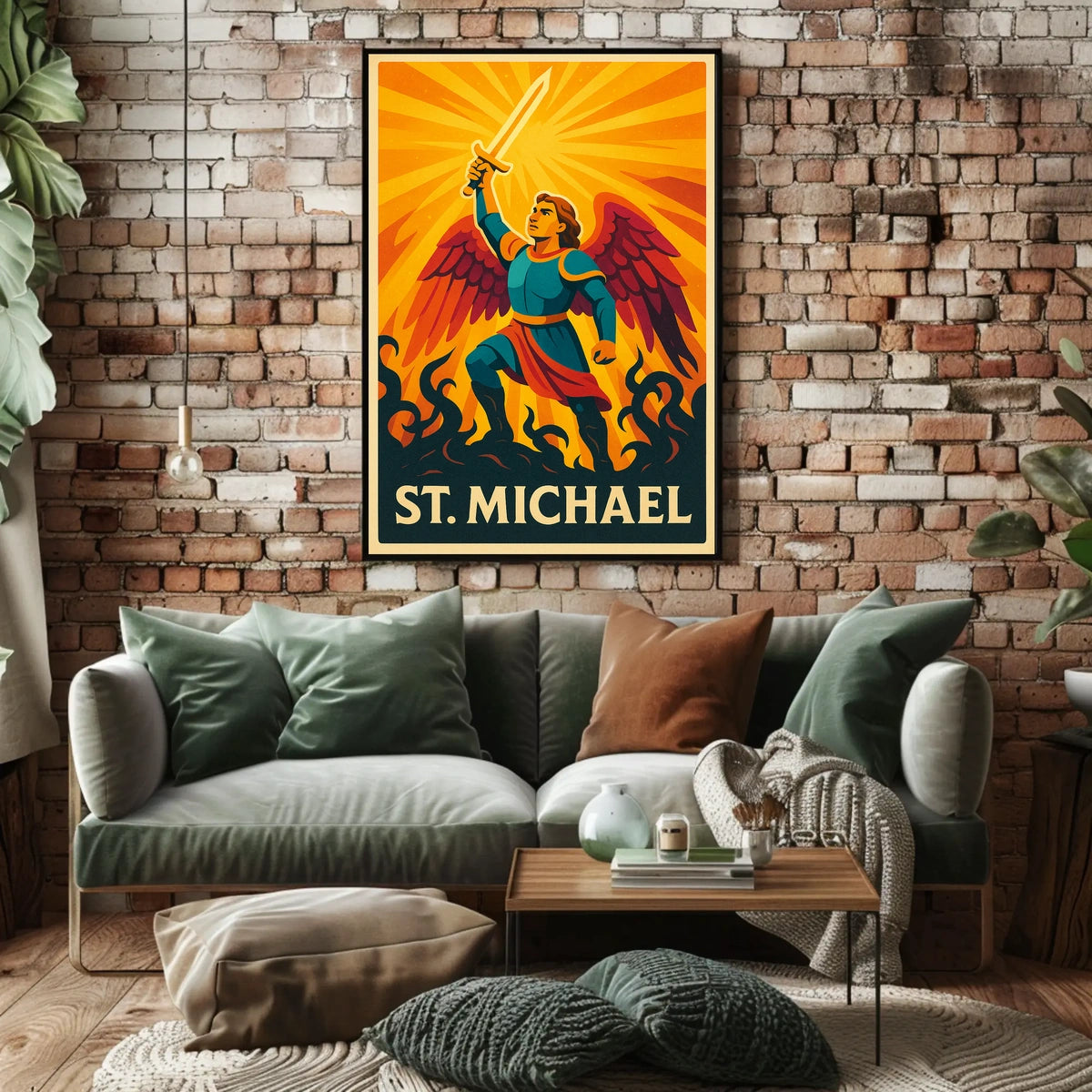 Archangel Michael Sacred Art Poster