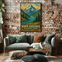 North Cascades National Park Poster