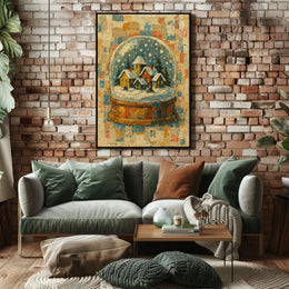Winter Wonderland In A Snow Globe Poster