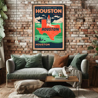 Houston: Space City Poster