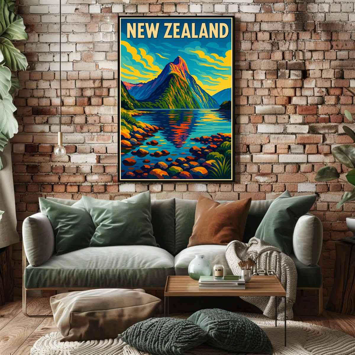 New Zealand Landscape Poster