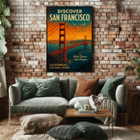 Discover San Francisco Poster