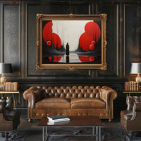 Enigma and Solitude Abstract Artistic Poster