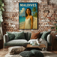 Maldives Paradise Poster