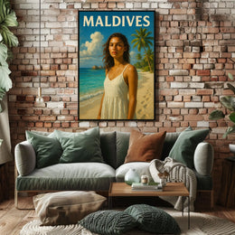 Maldives Paradise Poster