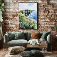 Ireland Cliffs of Moher View Poster
