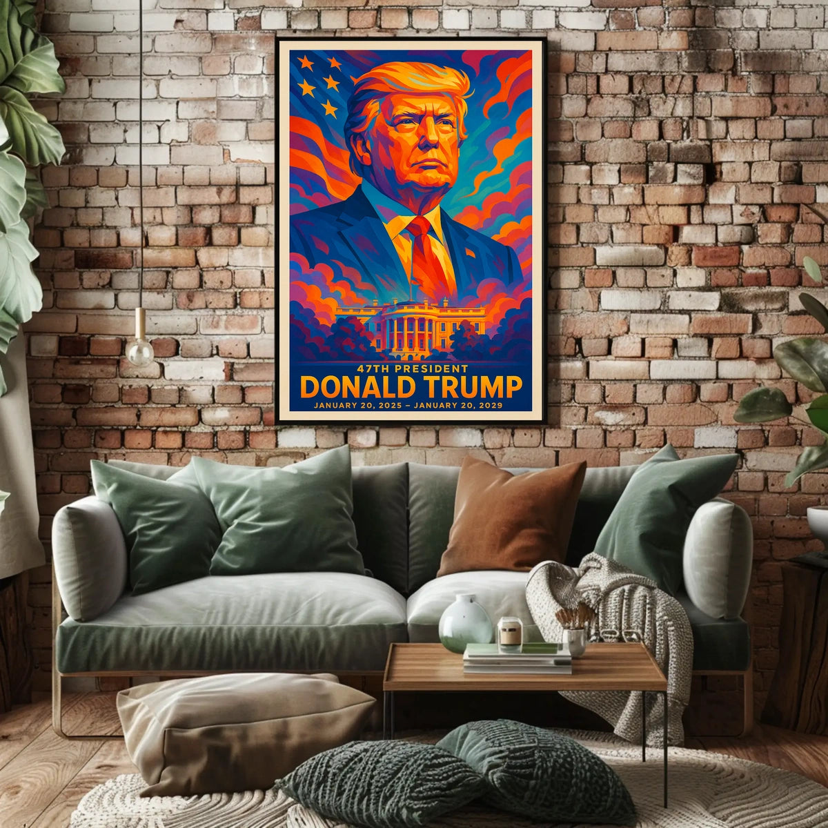 Donald Trump 47th President Pop Art Poster