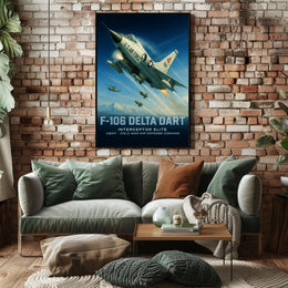 F-106 Delta Dart Interceptor Elite Poster PosterGoat