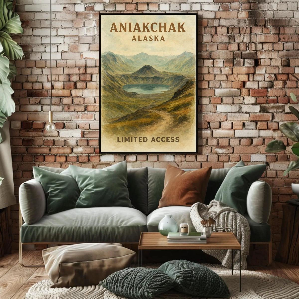 Aniakchak, Alaska Limited Access Poster
