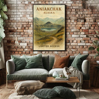 Aniakchak, Alaska Limited Access Poster