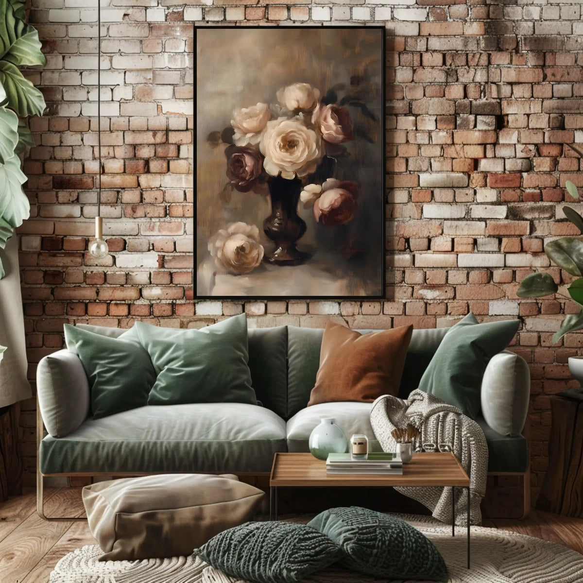 Elegant Floral Still Life Poster