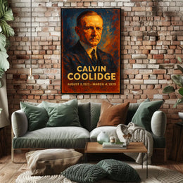 Calvin Coolidge Presidential Term Poster