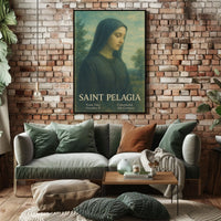 Saint Pelagia Poster