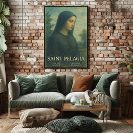 Saint Pelagia Poster