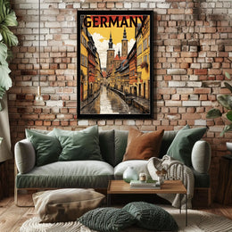 Germany Scenic Street View Poster