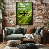 F-5 Freedom Fighter Skoshi Tiger Poster PosterGoat