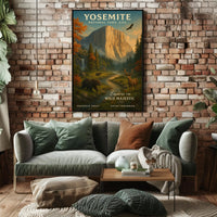 Yosemite National Park Vintage Poster Print